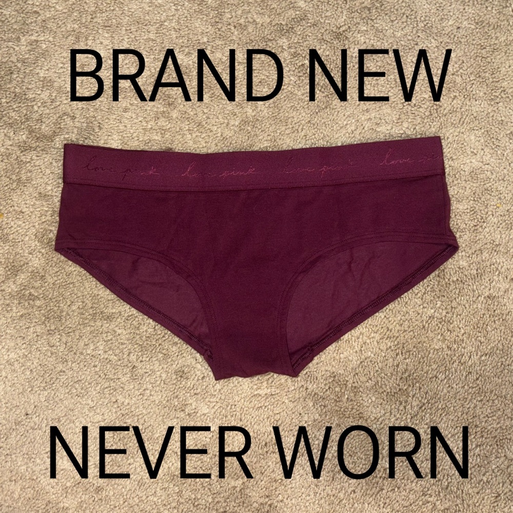 Victoria’s Secret PINK maroon underwear